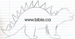 apologetics.org Stegasaurus Sketch 2