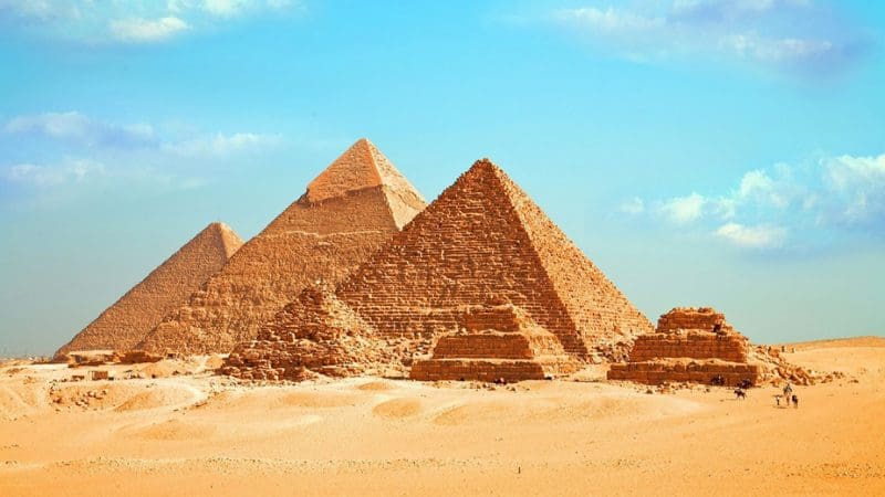 Great Pyramid and neighbors