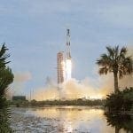 Saturn V launching from Kennedy Space Center, photo credit: NASA