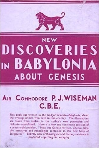 Cover of the book: New Discovieries in Bablonia about Genesis by P.J. Wiseman