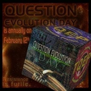Question Evolution Day is annually on February 12