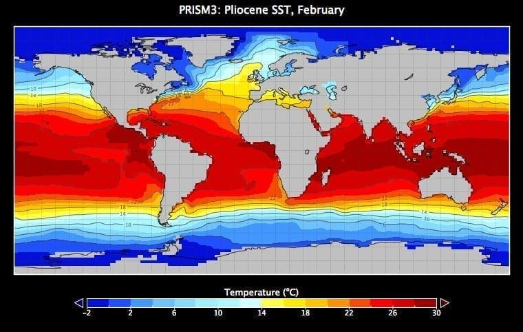 Ocean Temperature reconstruction USGS