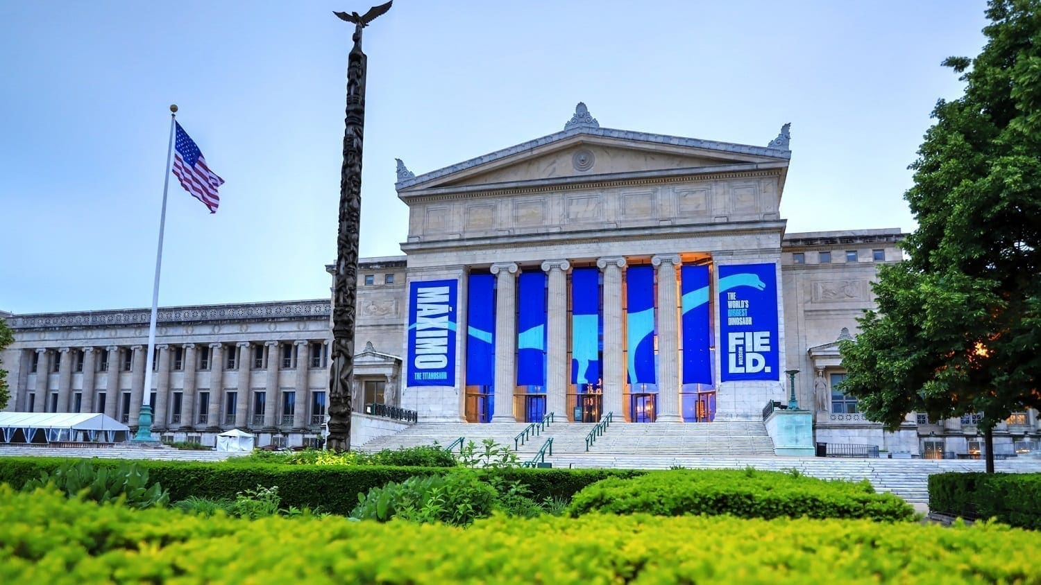Front entrance at the Field Museum of Chicago: ID 120317244 © James Byard | Dreamstime.com