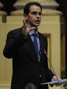 Dr. Nir Shaviv speaking to the Australian Parliament 