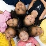 Children of different ethnic backgrounds forming a star shape: ID 4159688 © Thomas Perkins | Dreamstime.com