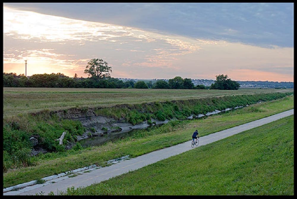 Lone biker in the country, photo credit: Pat Mingarelli