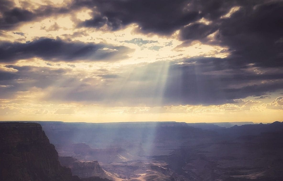 Sunbeam over Grand Canyon, photo credit: Nate Loper