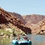 Canyon Ministries raft tour at the bottom of the Grand Canyon