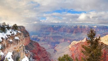 Grand Canyon covered in snow: Photo 17629878 © Songquan Deng | Dreamstime.com