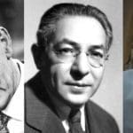 Portraits of the three scientists